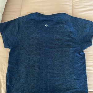 Navy Blue Swiftly Tech Lululemon Shirt